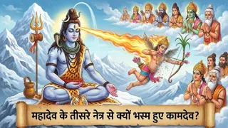 Holika Dahan 2026: कामदेव के भस्म होने की कथा। (Ai Generated Image)