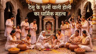 Holi 2026: टेसू के फूलों का धार्मिक महत्व।