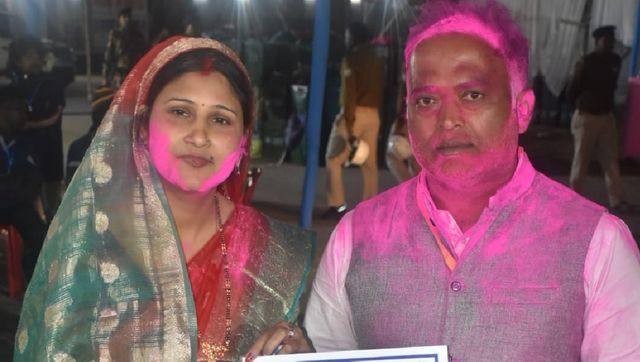 मानगो वार्ड संख्या 4 की विजेता प्रियंका।