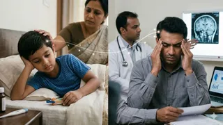 क्या बचपन की बीमारियों और बुढ़ापे के अल्जाइमर में है कोई कनेक्शन? (Image Source: AI-Generated)