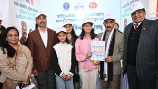 मुख्यमंत्री सुखविन्द्र सिंह सुक्खू ने शिमला से सर्विक्स कैंसर की रोकथाम के लिए राज्यस्तरीय एचपीवी टीकाकरण अभियान शुरू किया।
