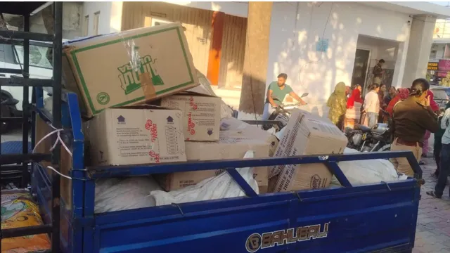 A huge cache of fake Tata Salt, Harpic and Allout was seized in Modinagar