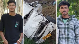 कुल्लू में जीप हादसे में मारे गए विशाल और सोनम का फाइल फोटो।