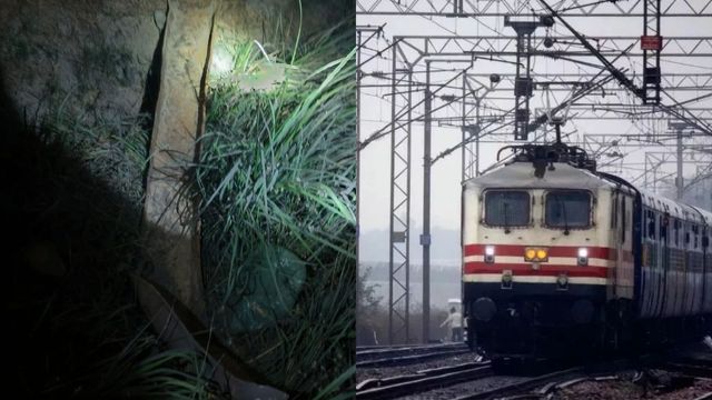 मीरजापुर में रेलवे ट्रैक पर लोहे का स्लीपर रखकर ट्रेन पलटने की साजिश, चालक की सूझबूझ से टला बड़ा हादसा
