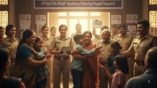 लापता लोगों को खोजने के लिए दिल्ली पुलिस चला रही ऑपरेशन मिलाप। फोटो: एआई जनरेटेड