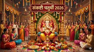 Sankashti Chaturthi 2026: संकष्टी चतुर्थी पर करें ये काम। (Ai Generated Image)