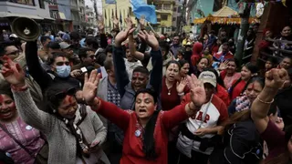 नेपाल में बालेन शाह की आंधी, RSP 62 सीटों पर आगे (फोटो- रॉयटर्स)