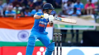 ईशान किशन ने जड़ा अर्धशतक। (BCCI)