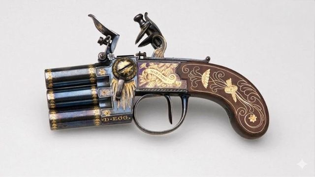 napoleons secret passionthe rare gold inlaid pistol hidden in a paris museum