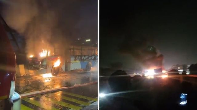हरिद्वार-देहरादून हाईवे पर रायवाला के पास भीषण हादसा, कार में लगी आग; दो लोगों की हुई मौत