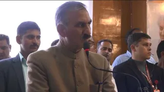 शिमला में आयोजित कार्यक्रम में संबोधित करते मुख्यमंत्री सुखविन्द्र सिंह सुक्खू।