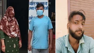 पुलिस की गिरफ्त में हत्यारोपित व आशु का फाइल फोटो। सौ. पुलिस