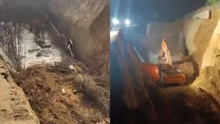 खोदाई के दौरान उचित सपोर्ट सिस्टम नहीं था।