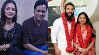 मोनालिसा फिल्म निर्देशक सनोज मिश्रा के साथ, दूसरी तस्वीर में पति फरमान खान के संग।