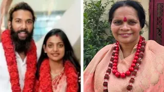 मोनालिसा-फरमान और डा. साध्वी प्राची। सौ. सोशल मीडिया