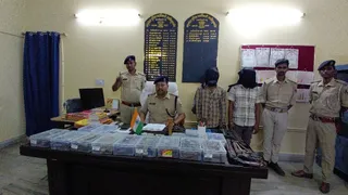 मिनी गन फैक्ट्री का पर्दाफाश। फोटो जागरण