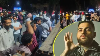 कैप्शन: स्टेडियम के आसपास लगी लोगों की भीड़ (जागरण)