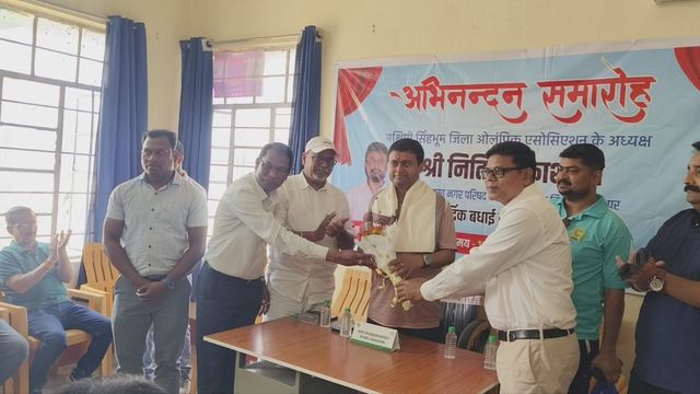 चाईबासा में बनेगा मेगा स्पोर्ट्स कॉम्प्लेक्स, नगर परिषद अध्यक्ष नितिन प्रकाश का एलान