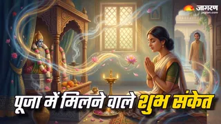 Puja Auspicious Signs (AI Generated Image)