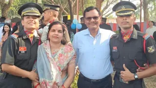 छोटे से गांव नगला जगरूप से निकलकर भाई-बहन ने रचा इतिहास, एक साथ ओटीए चेन्नई से हुए पासआउट।