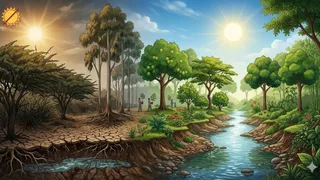 रिज के जंगलों को वापस मिलेगी उनकी असली पहचान। (AI Generated Image)