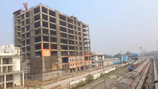 प्रयागराज जंक्शन की सिविल लाइंस स्थित नई बिल्डिंग। सौजन्य : रेलवे