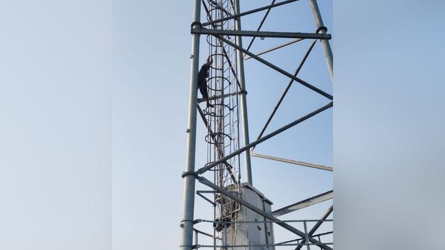 प्रेमी से शादी की जिद में टावर पर चढ़ी युवती, युवक के आने पर उतरी नीचे
