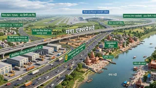 पश्चिमी यूपी का उभरता कनेक्टिविटी हब बन रहा गढ़मुक्तेश्वर। (AI Generated Image)