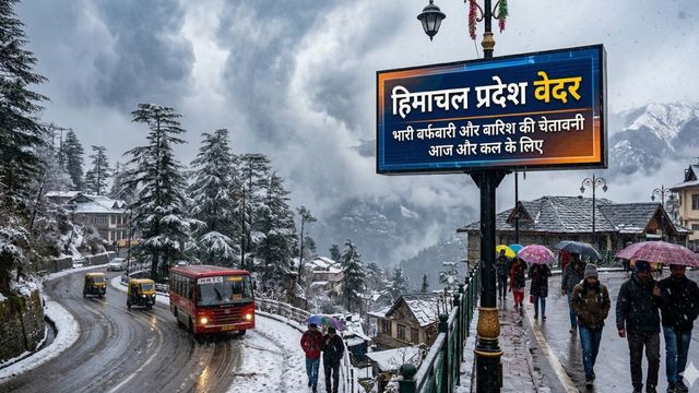 Himachal Weather: हिमाचल प्रदेश में आज से बदलेगा मौसम, तीन दिन बर्फबारी और बारिश का ऑरेंज अलर्ट
