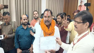 नीजर ने कहा- शहर के विकास और साफ-सफाई पर देंगे जोर। (फोटो: जागरण)