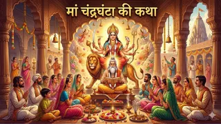 Chaitra Navratri 2026 3rd Day: चैत्र नवरात्र के तीसरे दिन की कथा। (Ai Generated Image)