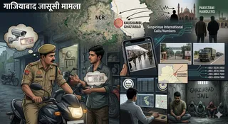 पुलिस ने जासूसी मामले में नौ और आरोपितों को पकड़ा। फोटो: एआई जनरेटेड