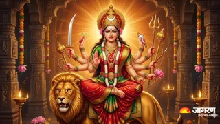 Chaitra Navratri 2026: मां चंद्रघण्टा की आरती (Image Source: AI-Generated)