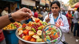 कटे हुए फल खाना सेहत के लिए कितना खतरनाक? (Image Source: AI-Generated)