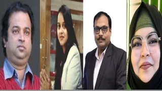 फालतू खर्च रोकने वाली डिवाइस तैयार करने वाले विज्ञानी डाॅ. दिव्यज्योति भट्टाचार्य, काजोल, डाॅ. रंजीत सिंह और सुमैया गौहर। सौ. शोधकर्ता
