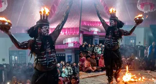 थड़ा लड़ोली गांव में बाबा सिद्ध चानों महाराज को समर्पित दहाजा कार्यक्रम आयोजित हुआ (फोटो: जागरण)