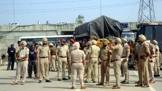 अमृतसर में किसानों और पुलिस में झड़प। फोटो जागरण