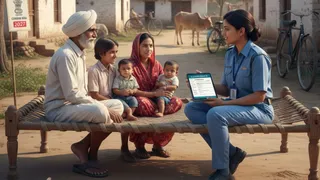 जनगणना की सांकेतिक तस्वीर। सौजन्य- AI Generated