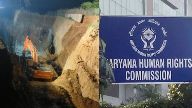 गुरुग्राम में मिट्टी धंसने से 7 श्रमिकों की मौत मामले में HHRC सख्त, पुलिस-निगम को नोटिस जारी 
