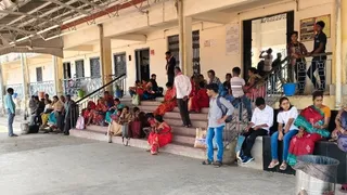 बांका जिले का चांदन रेलवे स्टेशन।
