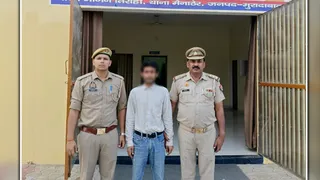 फरार दोषी फिरोज पुलिस हिरासत में। सौ. पुलिस
