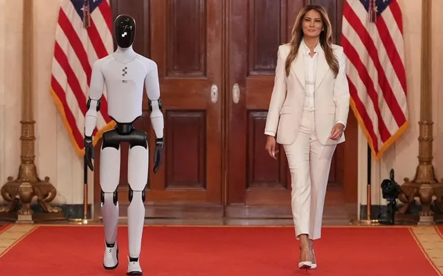  White House में ह्यूमनॉइड रोबोट का जलवा, मेलानिया ट्रंप के साथ रेड कार्पेट पर चला 'Figure 03'
