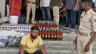 A fake liquor factory was operating in a rented house in Muzaffarpur