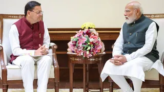 प्रधानमंत्री नरेन्द्र मोदी से शुक्रवार को दिल्ली में उत्तराखंड के मुख्यमंत्री पुष्कर सिंह धामी ने भेंट की।