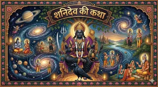 शनिदेव की कथा (Image Source: AI-Generated)