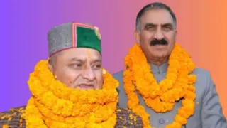 हिमाचल द्रेश कांग्रेस अध्यक्ष विनय कुमार और मुख्यमंत्री सुखविन्द्र सिंह सुक्खू।