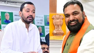 निशांत कुमार और डिप्टी सीएम सम्राट चौधरी। फाइल