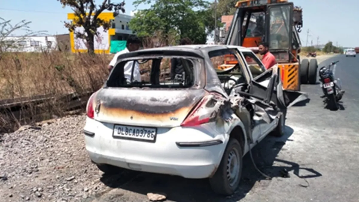 इंदौर में हादसा, पिता ने धूप से बचाने को खड़ी कार में बच्चे को बैठाया, जिंदा जलकर मौत