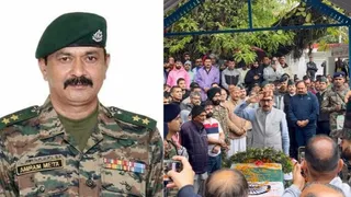 हिमाचल प्रदेश के लेफ्टिनेंट अनुपम मेहता रिटायरमेंट से छह माह पहले निधन हो गया।