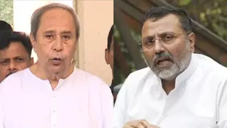 नवीन पटनायक और निशिकांत दुबे। (फाइल फोटो)